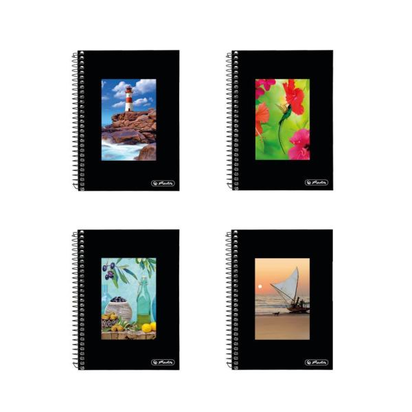 Herlitz Spiralnotizblock 10x14cm kariert
