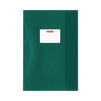 Herlitz Hefthülle A5 Baststruktur mit Namensetikett Dunkelgrün Herlitz Hefthülle A5 Baststruktur mit Namensetikett Dunkelgrün