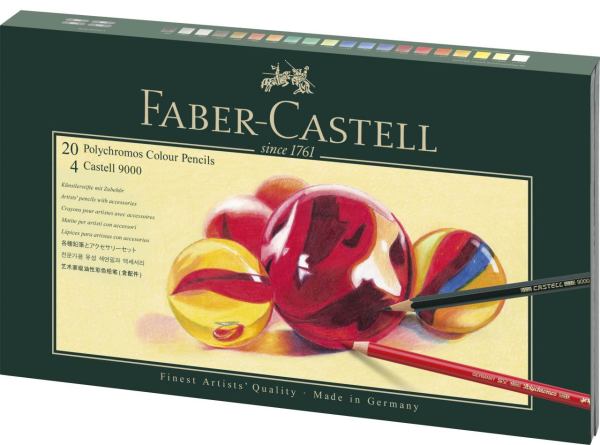 Faber-Castell Geschenkset Polychromos + Zubehör **