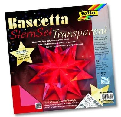 Bastel-Set Bascetta-Stern Rot L