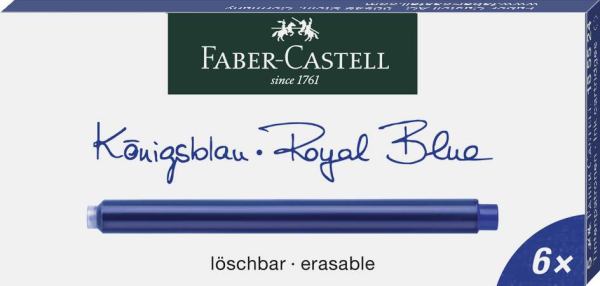 Faber-Castell Grossraum-Standardtintenpatronen blau 5er