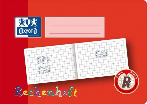 Oxford Rechenheft A5-16, Lineatur R **