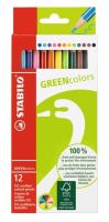STABILO Buntstifte GREENcolors 12 Stück Kartonetui