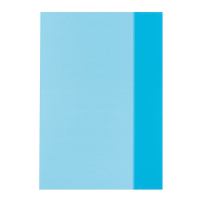 Herlitz Hefthülle, A5, PP, transparent Blau Herlitz Hefthülle, A5, PP, transparent Blau