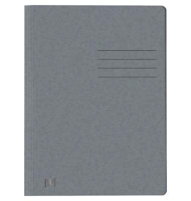 Oxford Top File + A4 Schnellhefter beidseitiges Beschriftungsfeld grau