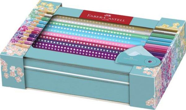 FABER-CASTELL Buntstifte Sparkle 21 Teile Kartonetui **