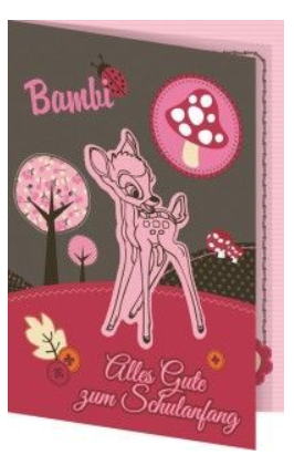 NESTLER Grußkarten zum Schulanfang "Bambi"