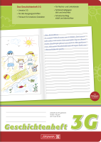 Brunnen Geschichtenheft A4. Lineatur 3G, linke Seite unliniert Brunnen Geschichtenheft A4. Lineatur 3G, linke Seite unliniert