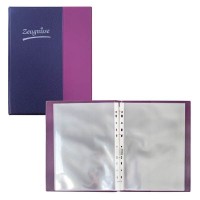 Idena Zeugnisringbuch A4 Lila / Blau **