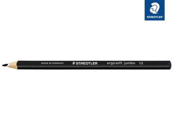 STAEDTLER ergo soft® jumbo Farbstift, 4 mm, schwarz