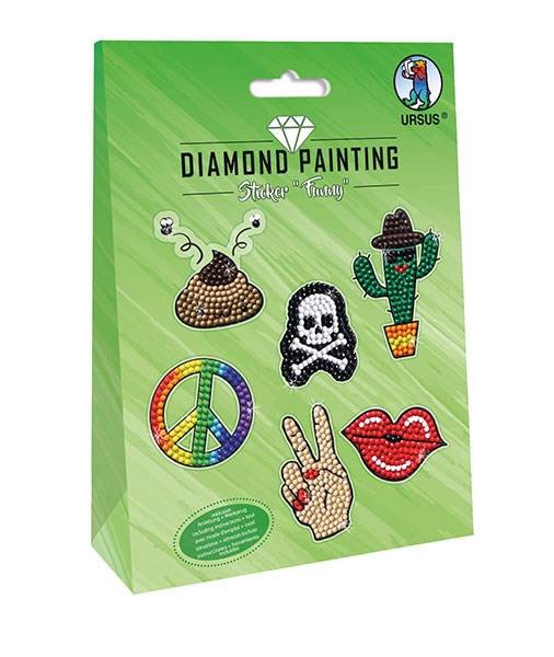 Diamond Painting Sticker Funny