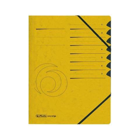 Herlitz Ordnungsmappe 1-7 - Quality - gelb