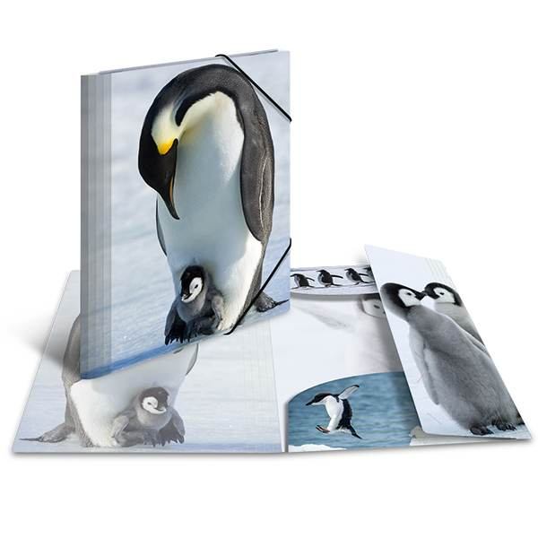 HERMA Sammelmappe Glossy Tiere A4 PP Pinguine