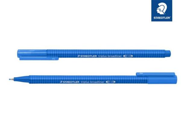 STAEDTLER triplus broadliner blau