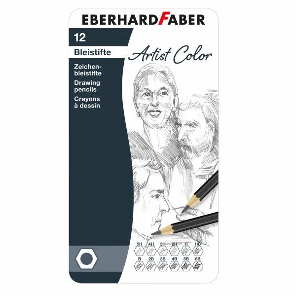 EBERHARD FABER Zeichenbleistifte 12er - im Metalletui