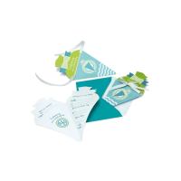 Roth Einladungskarte "Schultüte" türkis-grün Roth Einladungskarte "Schultüte" türkis-grün