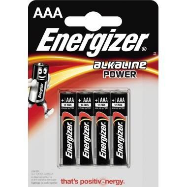 Varta Energizer Batterie Alkaline Power - AAA Micro - 4 St./Pack.