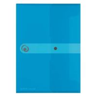 Herlitz Dokumententasche A4 transparent blau Herlitz Dokumententasche A4 transparent blau