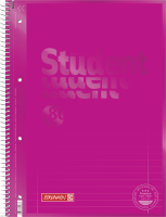 Vorschau: Brunnen Notizblock Collegeblock, pink , Spiralbindung, 4fach, 90 g/qm, A4, liniert Vorschau: Brunnen Notizblock Collegeblock, pink , Spiralbindung, 4fach, 90 g/qm, A4, liniert