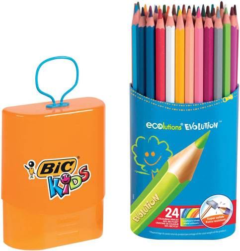 BICKids Evolution, Buntstifte 24er Packung