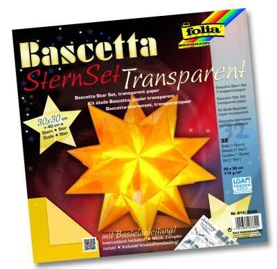Bastel-Set Bascetta-Stern Gelb L