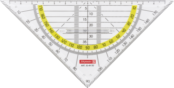 Brunnen Geometrie-Dreieck 16 cm glasklar