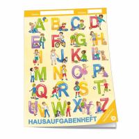 Trötsch Hausaufgabenheft A5 Grundschule mit farbig hinterlegten Wochentagen - ABC **