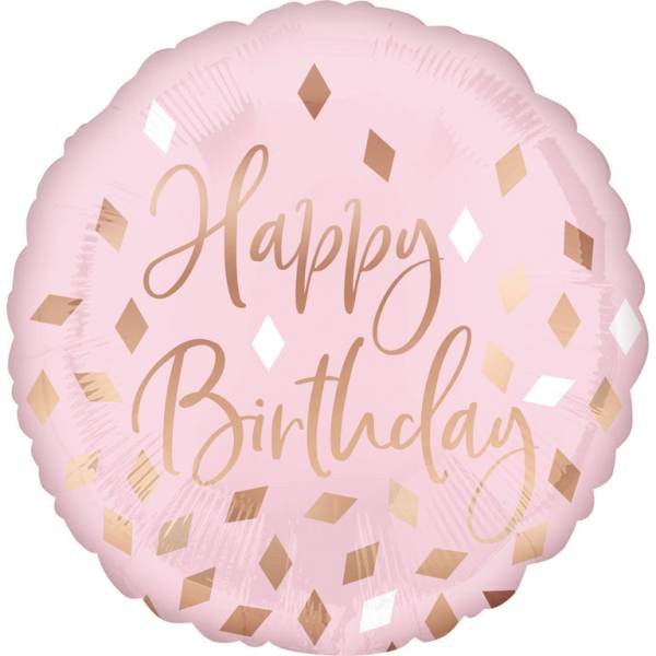 Amscan Blush Birthday Folienballon