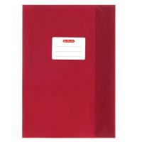 Herlitz Hefthülle, A4, PP, Baststruktur, Namensetikett Rot Herlitz Hefthülle, A4, PP, Baststruktur, Namensetikett Rot