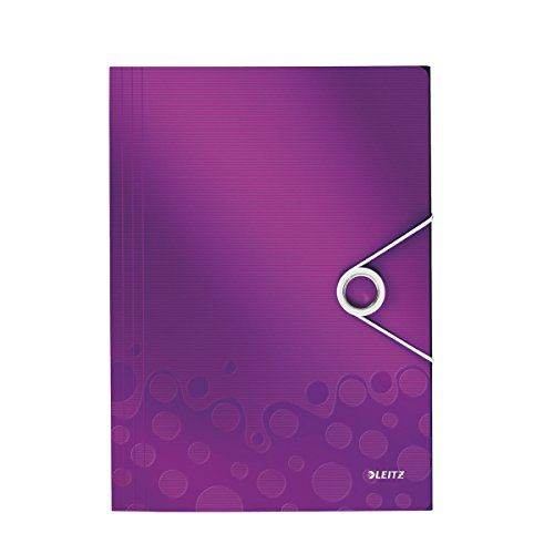 LEITZ Eckspannermappe A4 PP WOW violett