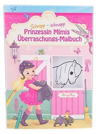 Schnipp-schnapp Prinzessin Mimis Überraschungs-Malbuch