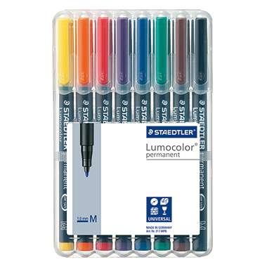 STAEDTLER Folienstift Lumocolor 317 WP8 1mm sortiert 8 St./Pack.