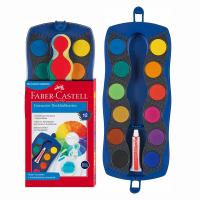 Faber-Castell Farbkasten CONNECTOR 12 Farben + Deckweiss - blau ** Faber-Castell Farbkasten CONNECTOR 12 Farben + Deckweiss - blau **