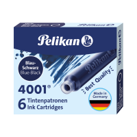 Pelikan Tintenpatronen blauschwarz - 4001 TP/6