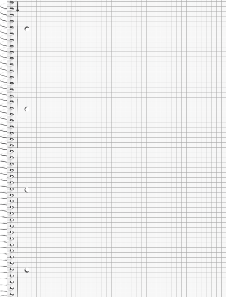 Brunnen Collegeblock Student A4 kariert, mit Randlinie innen und außen, Lineatur 28 **