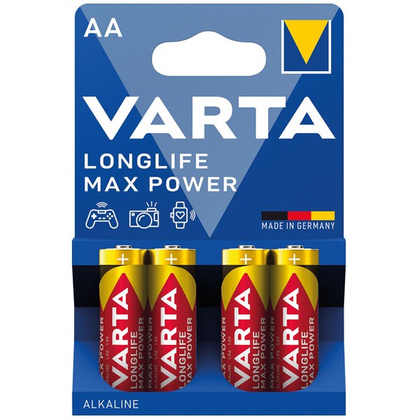VARTA Batterien AA Max LONGLIFE Power
