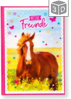 Goldbuch Freundebuch MEINE Freunde - Pferdeliebe 3D