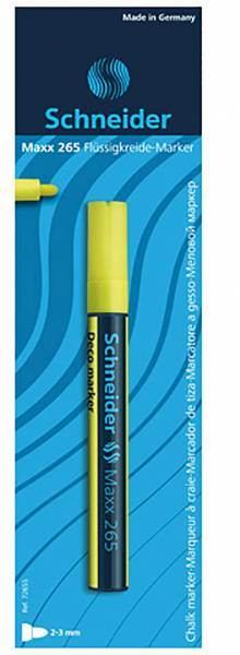 Schneider Kreidemarker Maxx 265 - gelb, 2-3mm