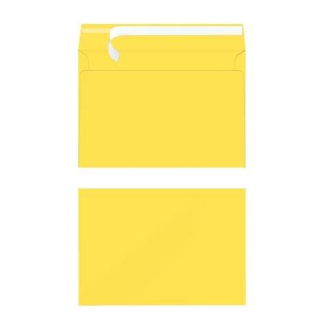 Herlitz Briefumschläge 10 gelb B6, haftklebend