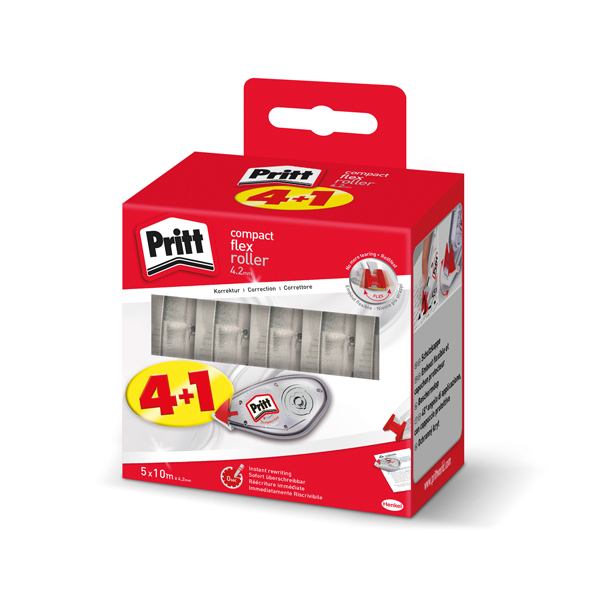 PRITT Korrekturroller Pritt 4+1 Compact Flex 4,2mmx10m