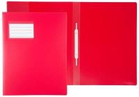 Idena Schnellhefter für A4 PP, transluzent mit Fenster rot ** Idena Schnellhefter für A4 PP, transluzent mit Fenster rot **