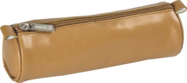 BRUNNEN Schlamper- Etui 7x24cm natur Leder