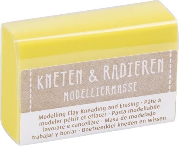 Kneten & Radieren Modelliermasse zitrone