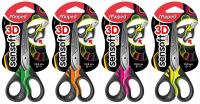 HELIT Schere Sensoft 3D, 13cm Fluo, Lieferumfang 1 Stück
