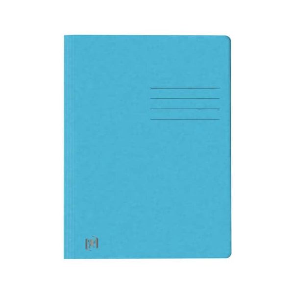 Oxford Top File + A4 Schnellhefter beidseitiges Beschriftungsfeld hellblau