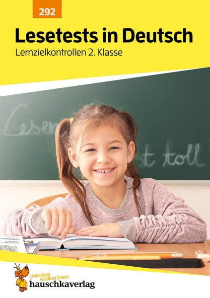 Hauschka Übungsheft mit Lesetests in Deutsch 2. Klasse