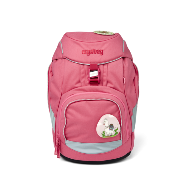 ergobag pack Schulrucksack-Set (6-tlg.) - Lamas in Bärjamas