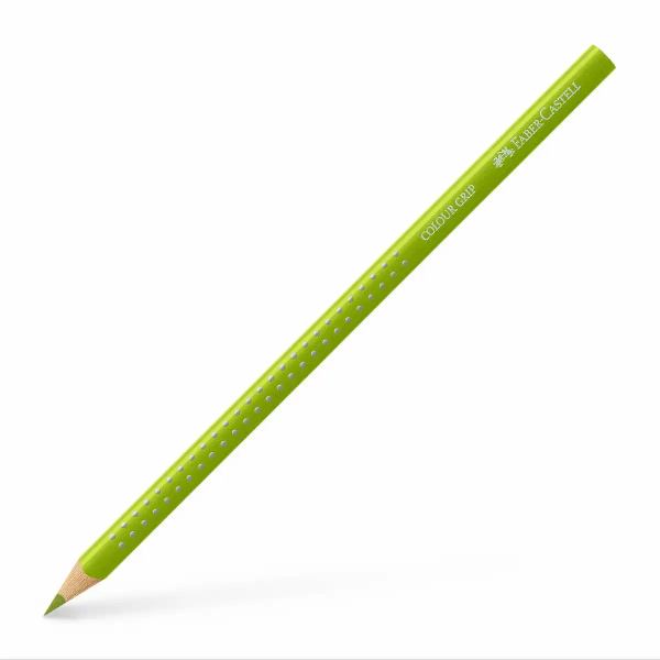 FABER-CASTELL Buntstift Colour Grip mit Namensfeld maigrün **