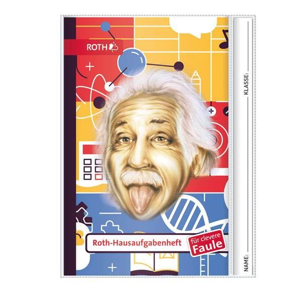 Hausaufgabenheft A5 für Teens Einstein für clevere Faule