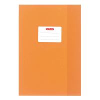 Herlitz Hefthülle, A4, PP, Baststruktur, Namensetikett Orange Herlitz Hefthülle, A4, PP, Baststruktur, Namensetikett Orange